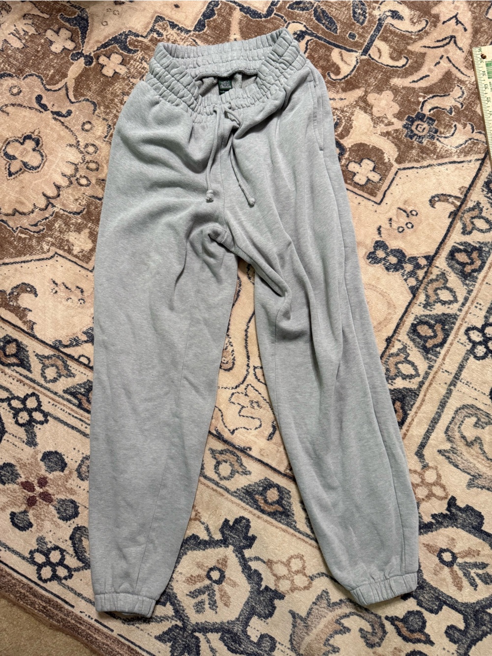 wild fable Light Gray Ribbed Waist Sweatpants